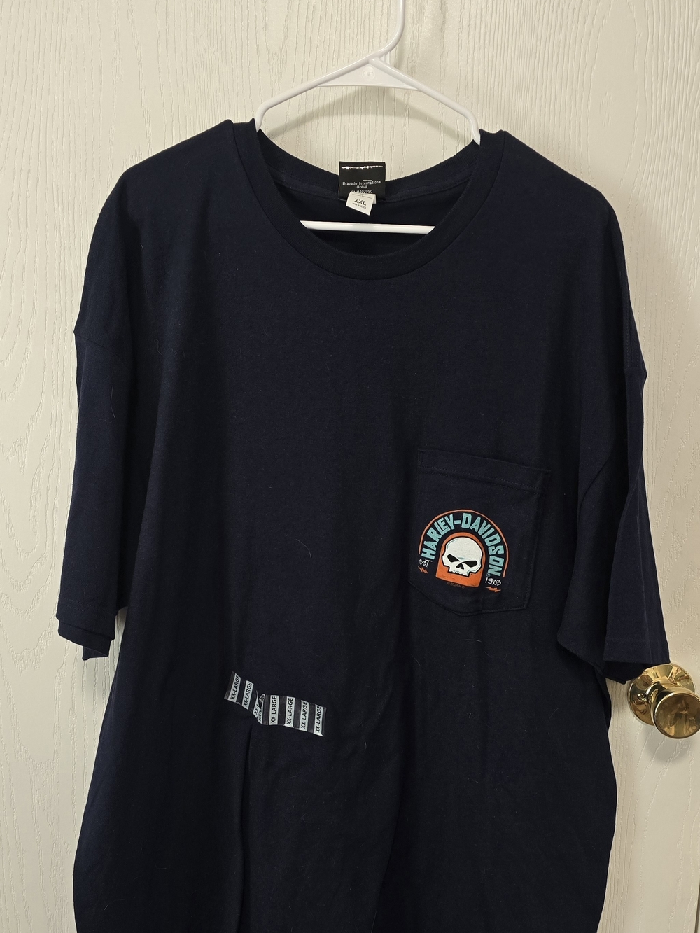 Harley-Davidson  Black Pocket Tee with Willy G Skull